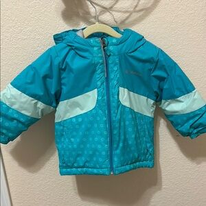 Columbia Kids' Jacket in Teal and Light Blue